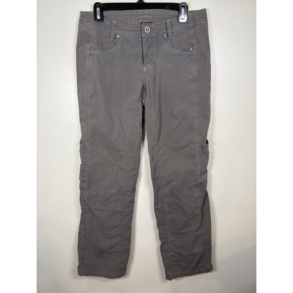 Kuhl Splash Hiking Pants Size 8 Gray Convertible Roll Up Cargo Gorpcore Outdoor